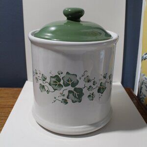 Corelle Callaway Large  Storage Canister Ceramic